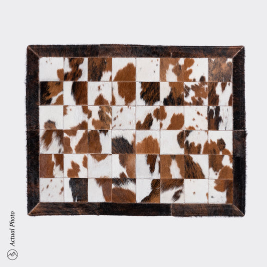 Cowhide Floor Mat Rug Size 3 x 2 Feet F-171