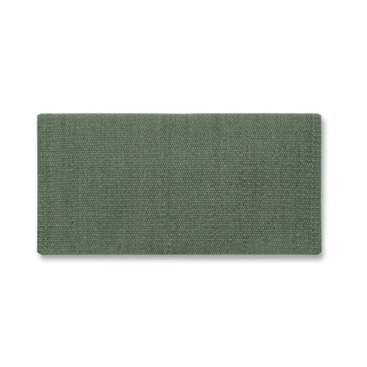 1314C-38 San Juan Solid Sage 38x34 New Zealand Wool Saddle Blanket