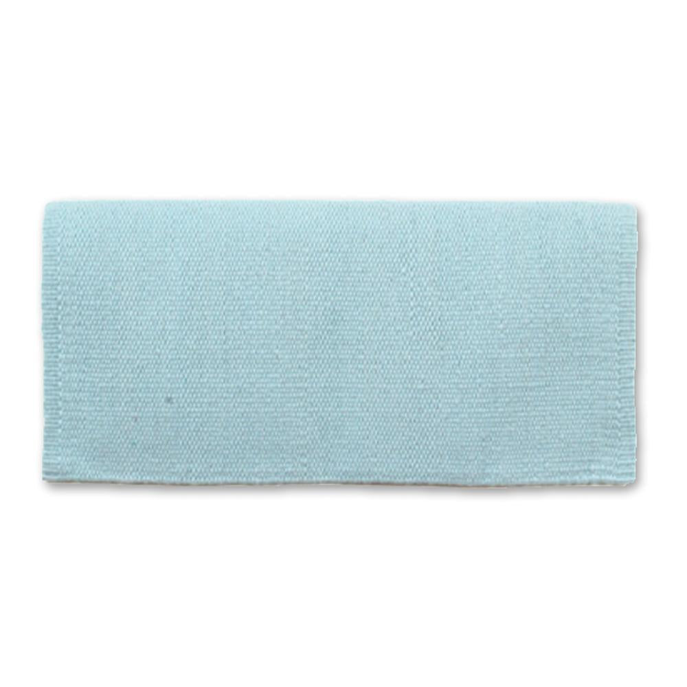 1314P-80 San Juan 24x24 Crystal Ice Blue New Zealand Wool Pony Saddle Blanket