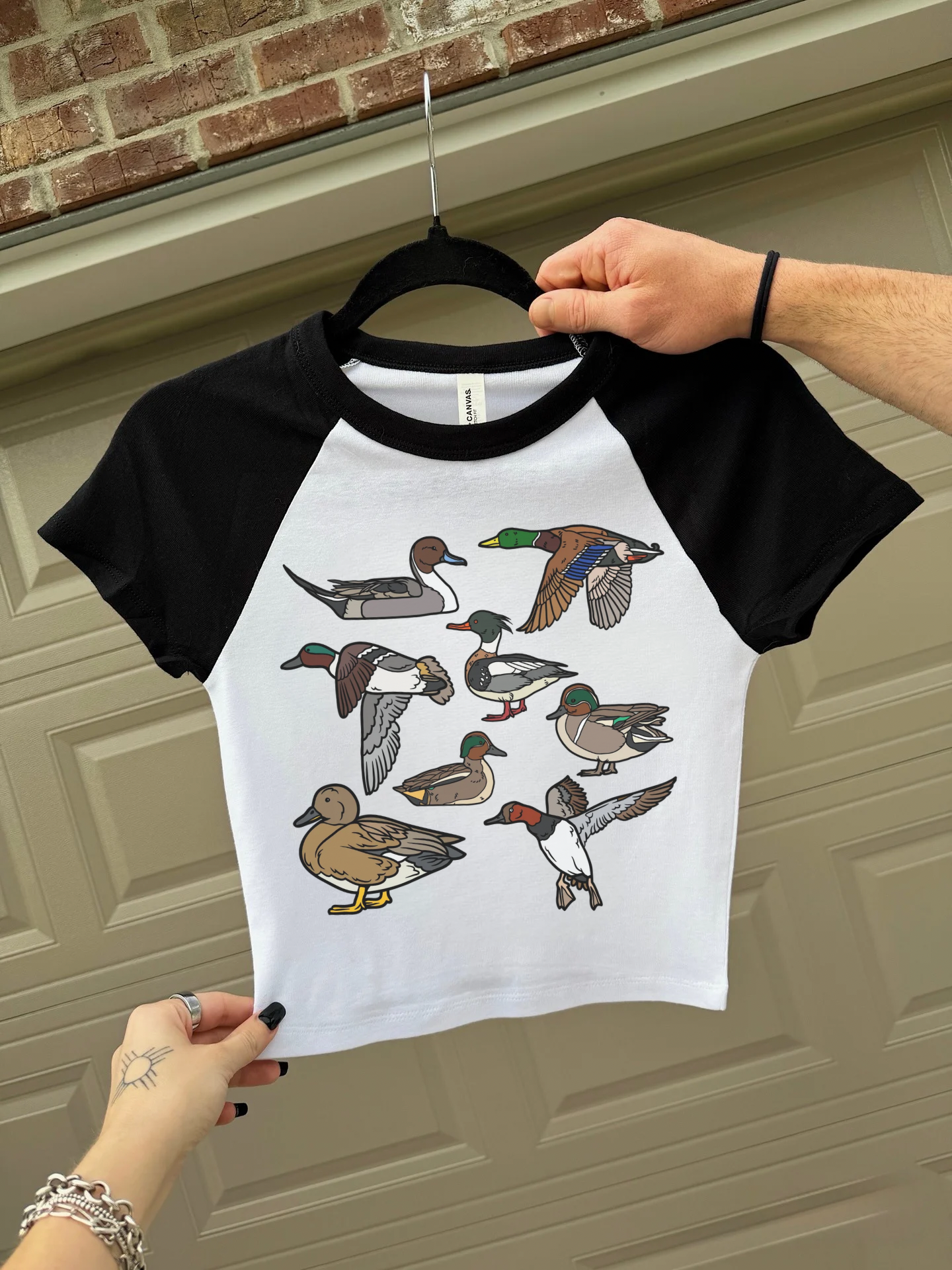 Duck Collage Baby Tee