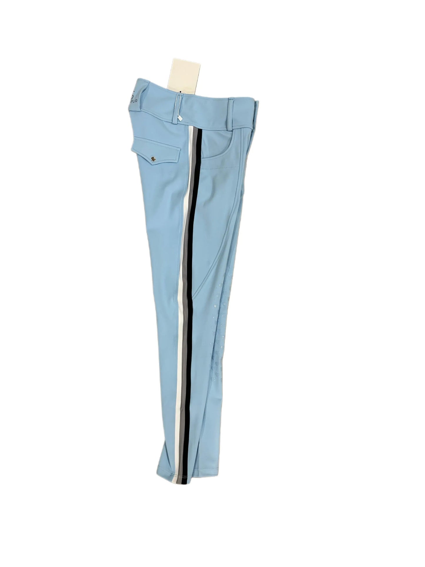 Neon Spur Grand Prix Silicone Knee Patch Youth Breeches