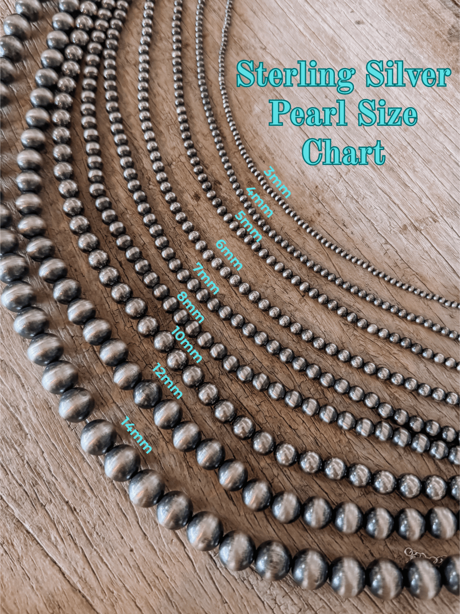 12mm Sterling Silver Pearl Necklace