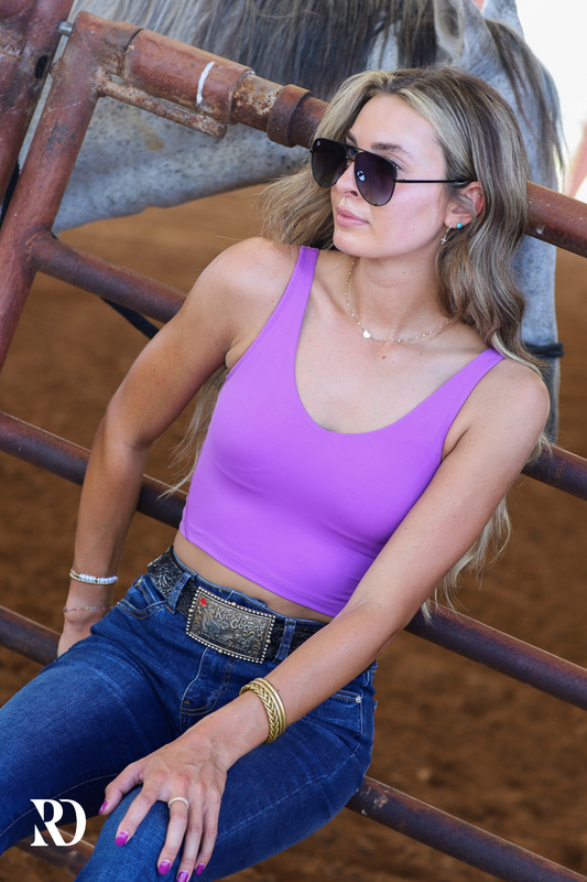 SUPPORT TANK | DARK ORCHID