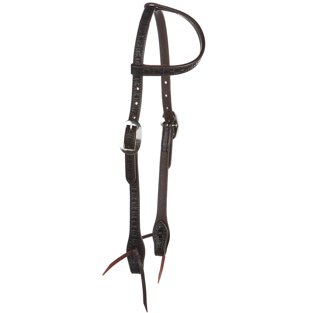 WD-BTSEH-HO Heavy Oil Brick Tooling 5 8 Inch Single Ear Headstall