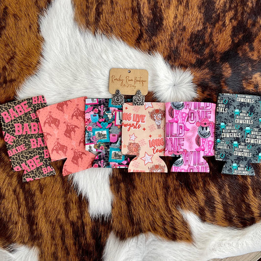 Western Rowdy Country Koozie