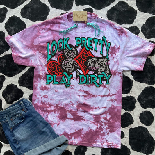 Look Pretty Play Dirty Western Graphic Tee
