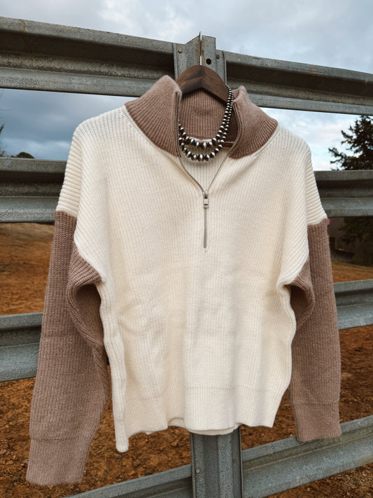 The Roman Quarter Zip