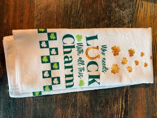 Luck and charm Kitchen Towel