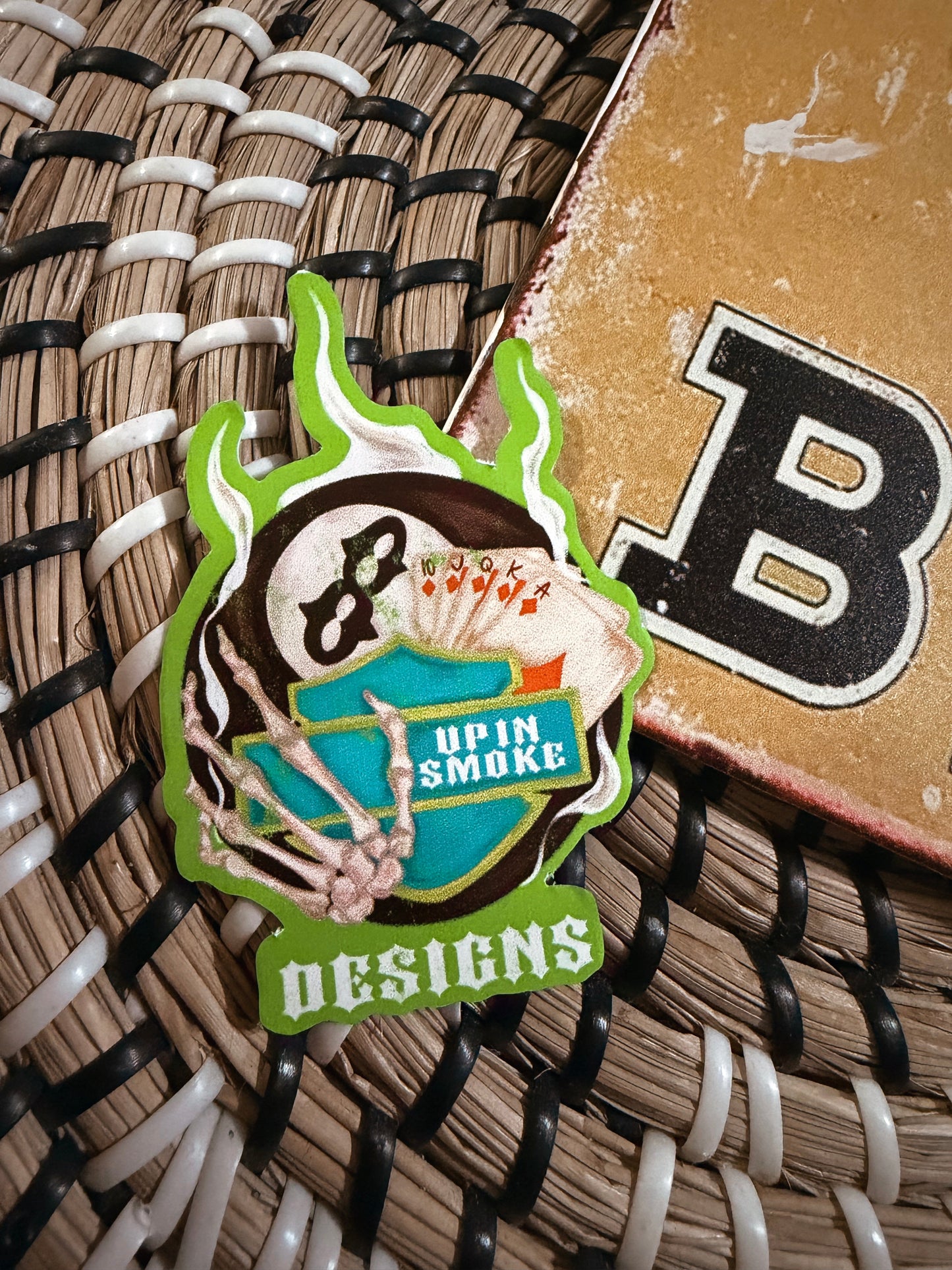 Up in smoke sticker