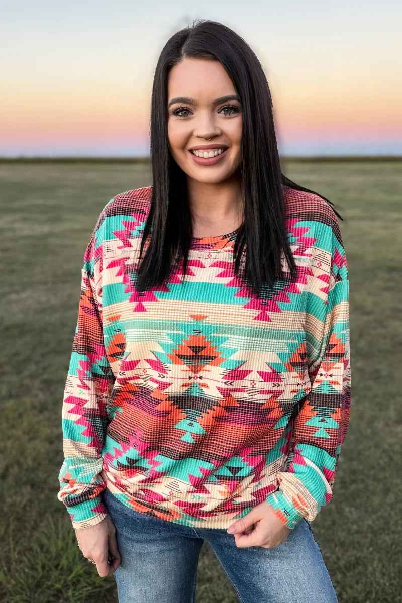 Cowgirl Canyon pullover