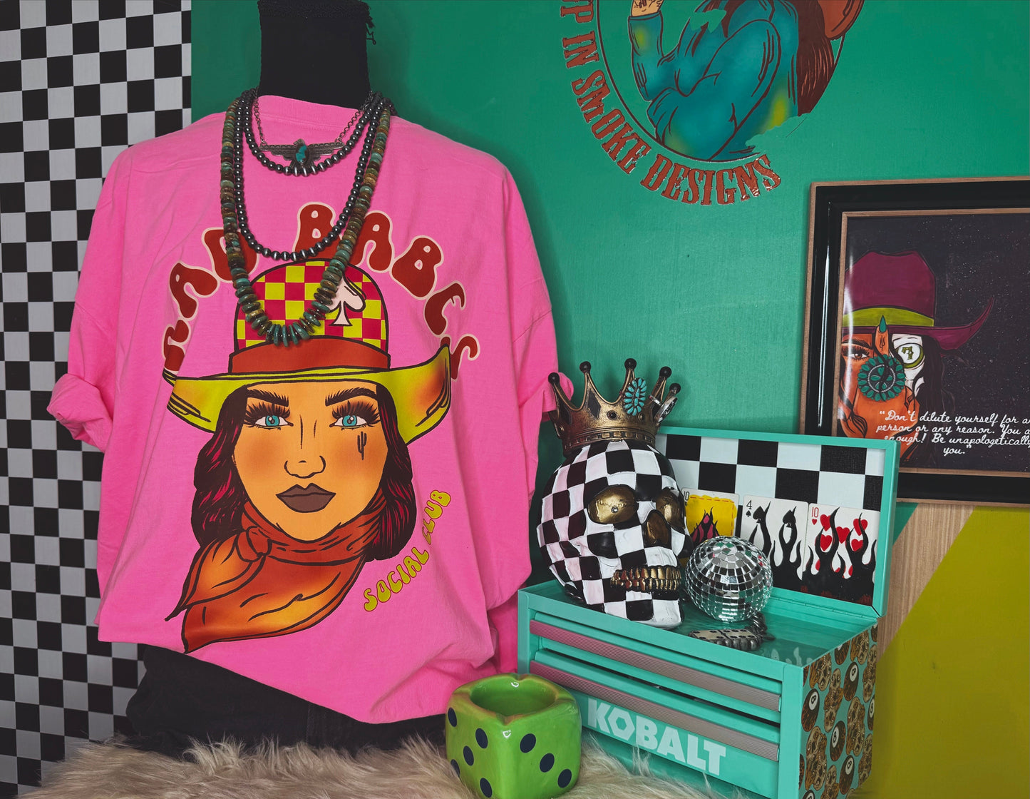 Rad Babes Social Club tee