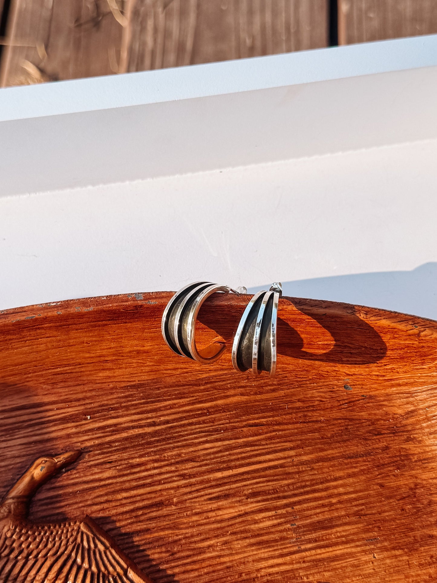 Irving Sterling Silver Hoops