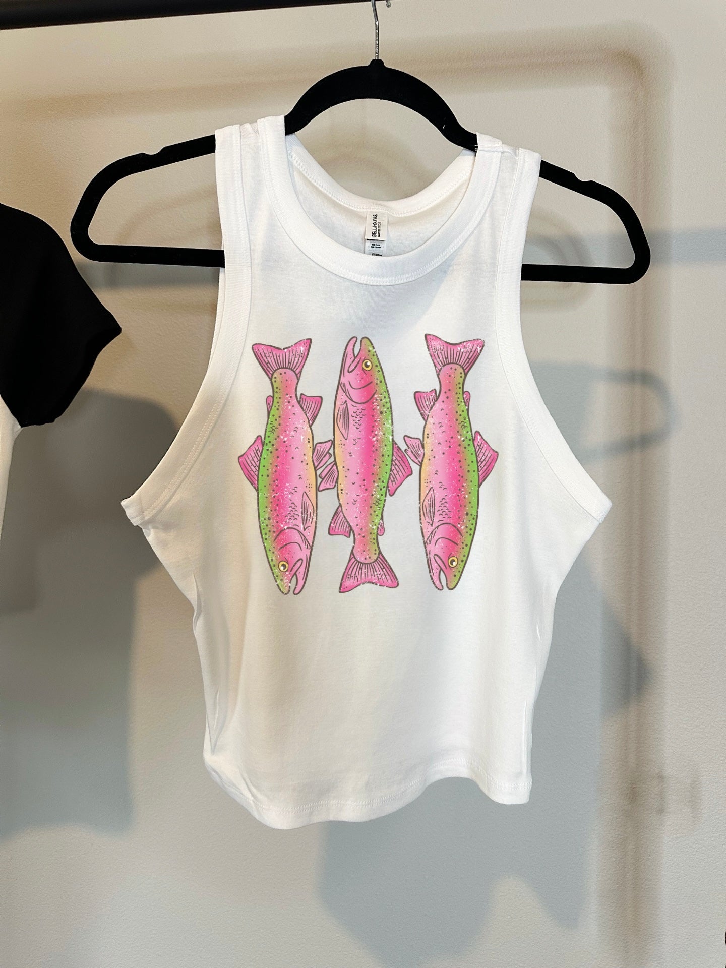 Cowgirl Trout Cropped Tank