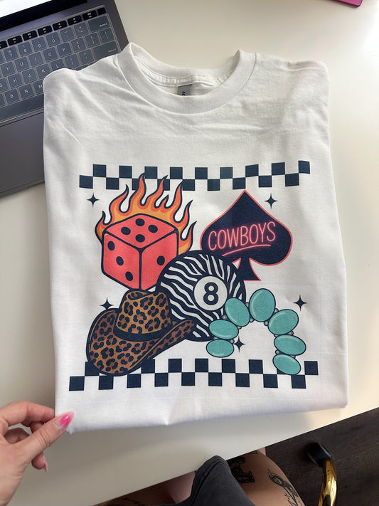 Cowboys Collage TEE or CREWNECK