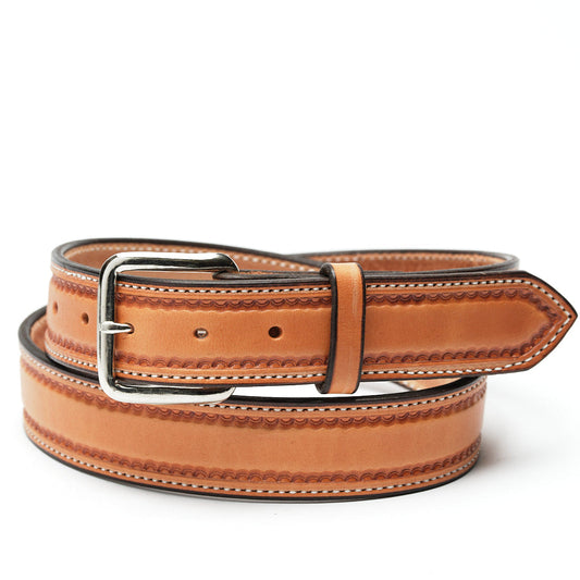 Saddle Tan Smooth Border