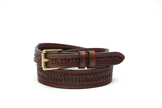 Chocolate Swirl Tapered Belt