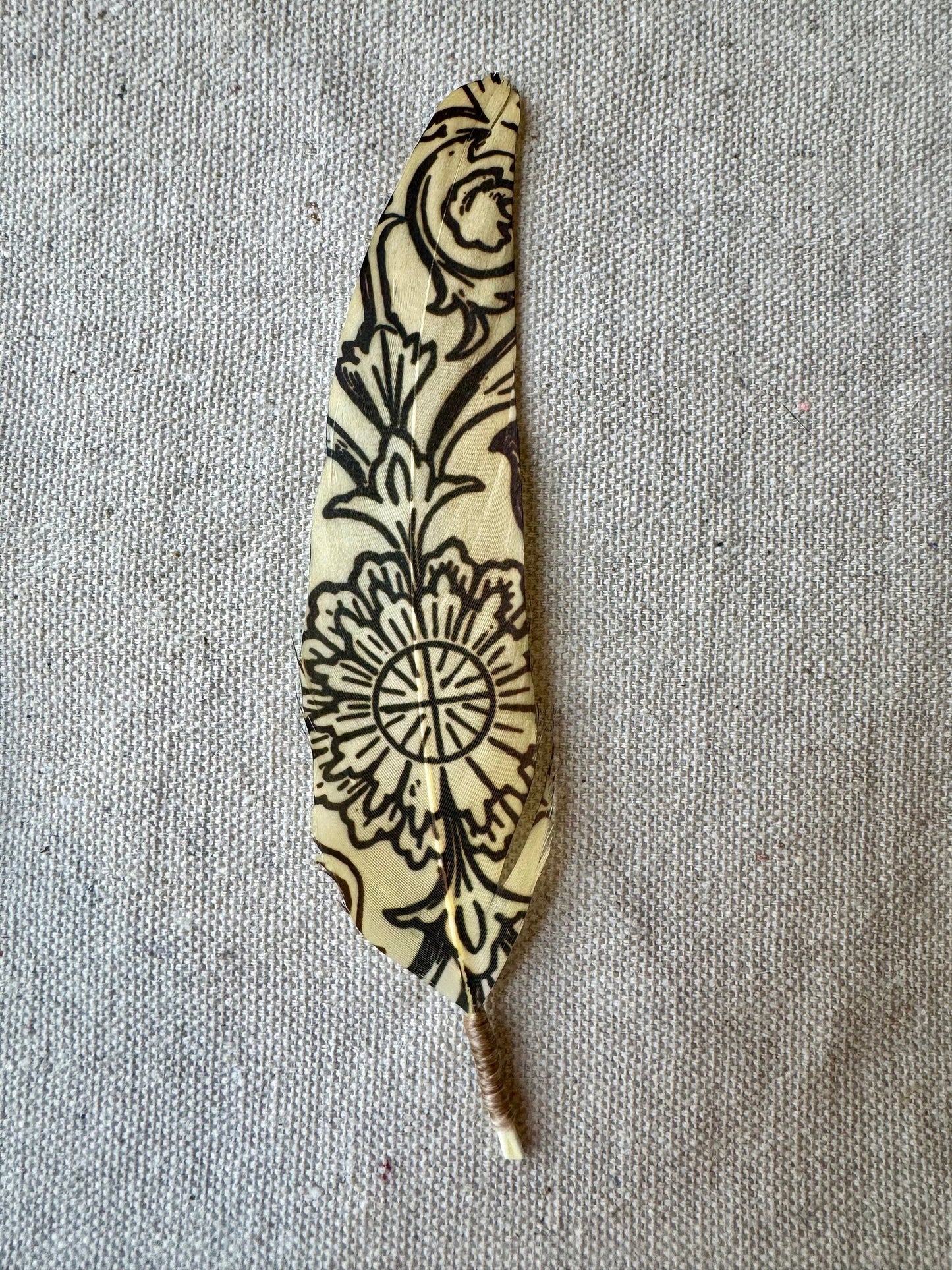 Western Scroll Hat feather