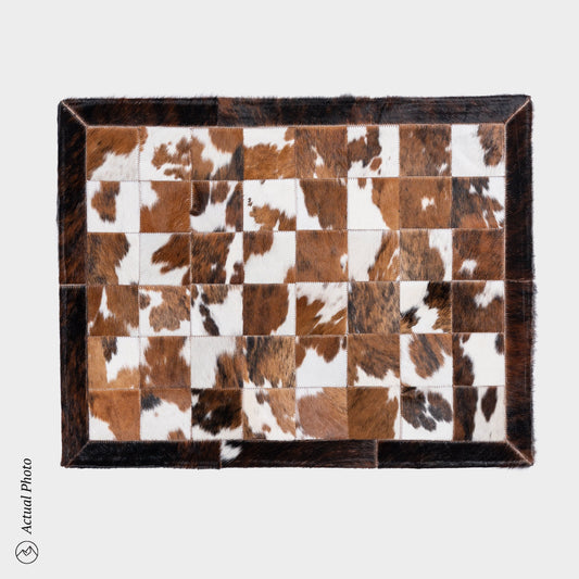 Cowhide Floor Mat Rug Size 3 x 2 Feet F-201