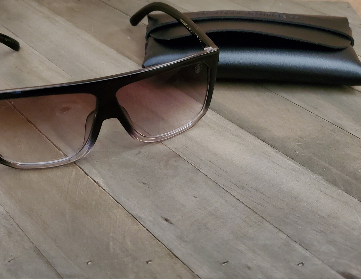 Ignite Black and Clear American Bonfire Co Sunglasses