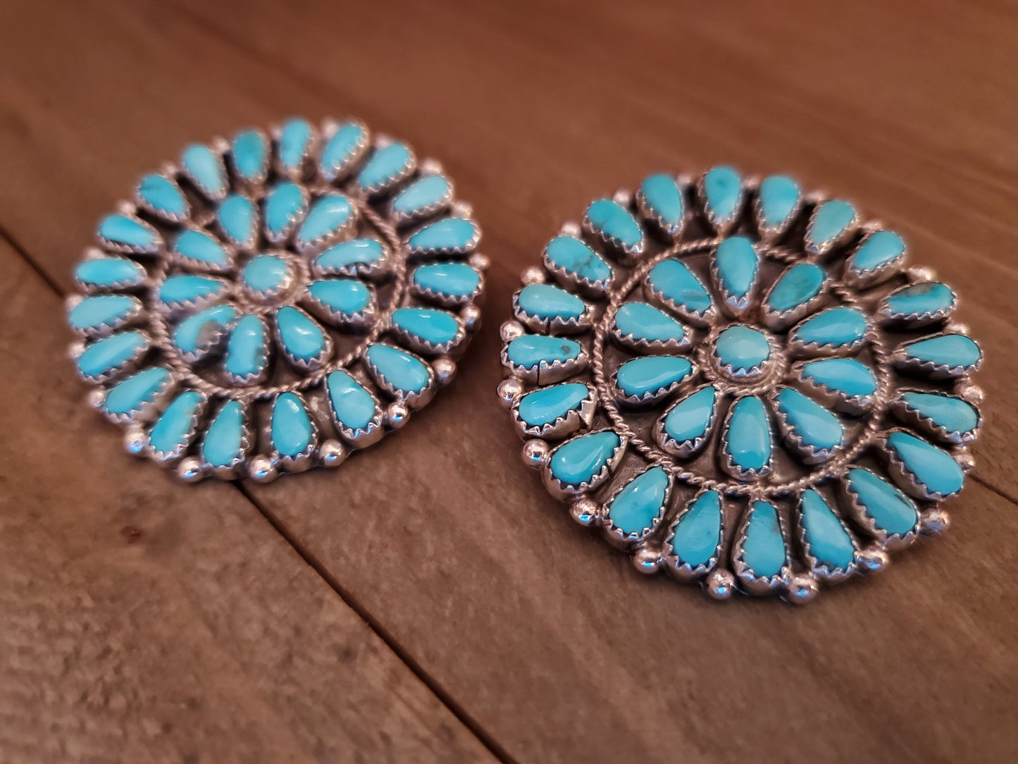 ALICIA WILSON XL TURQUOISE CLUSTER STUDS