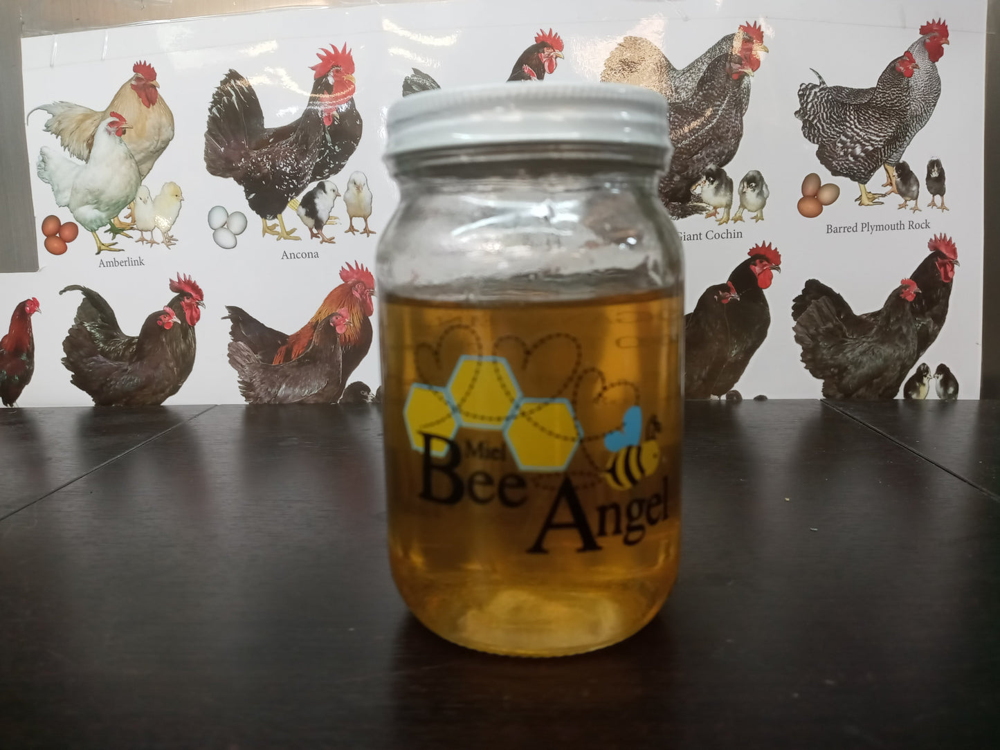 Bee Angel: All Natural Honey - Miel Large, 1000 GR