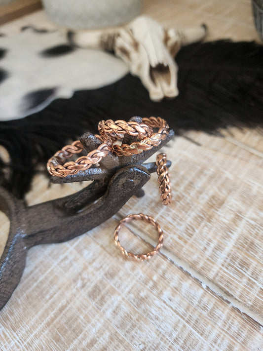 VERNA TAHE COPPER TWIST BAND