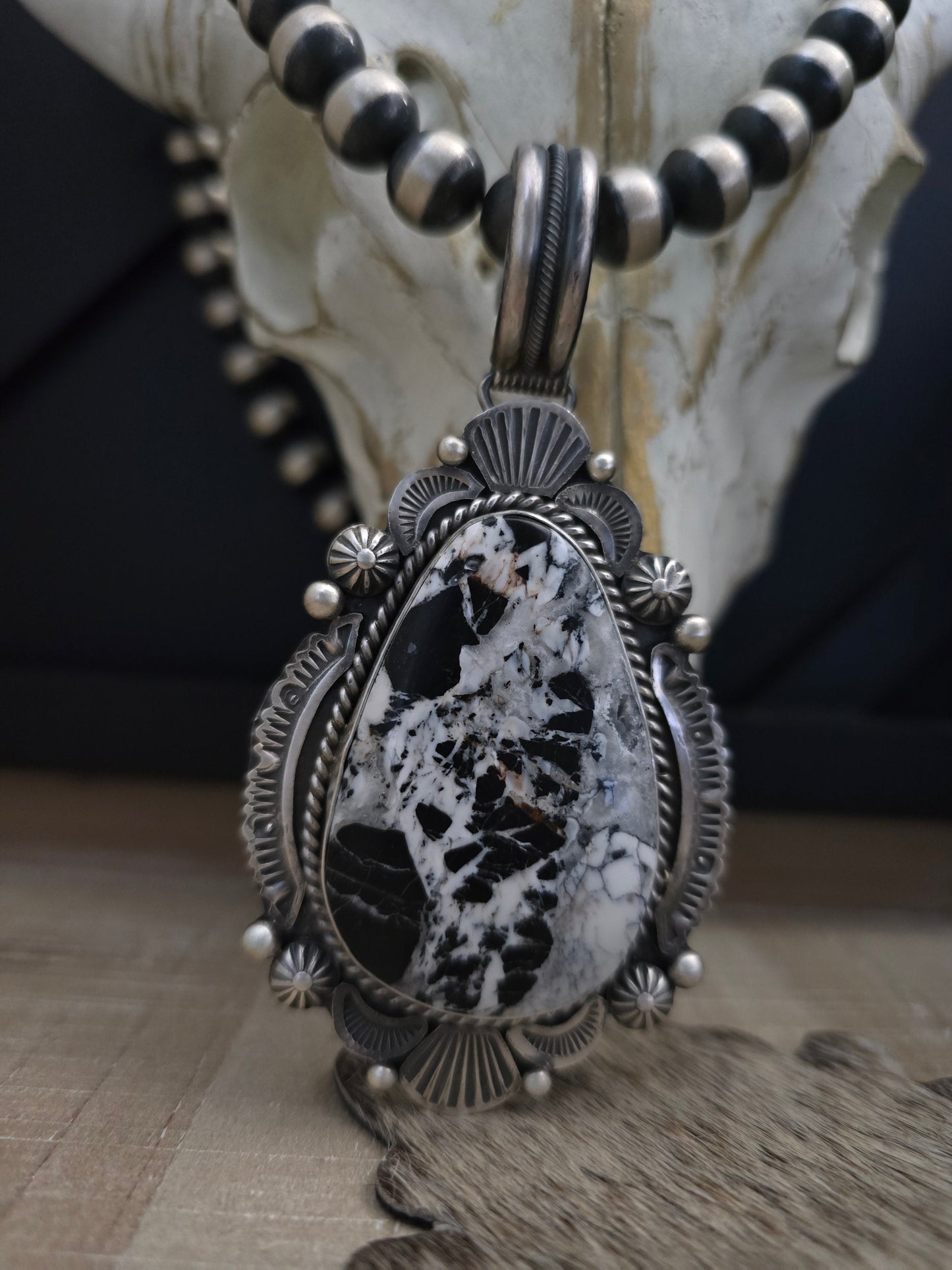 MIKE CALLADITTO WHITE BUFFALO PENDANT