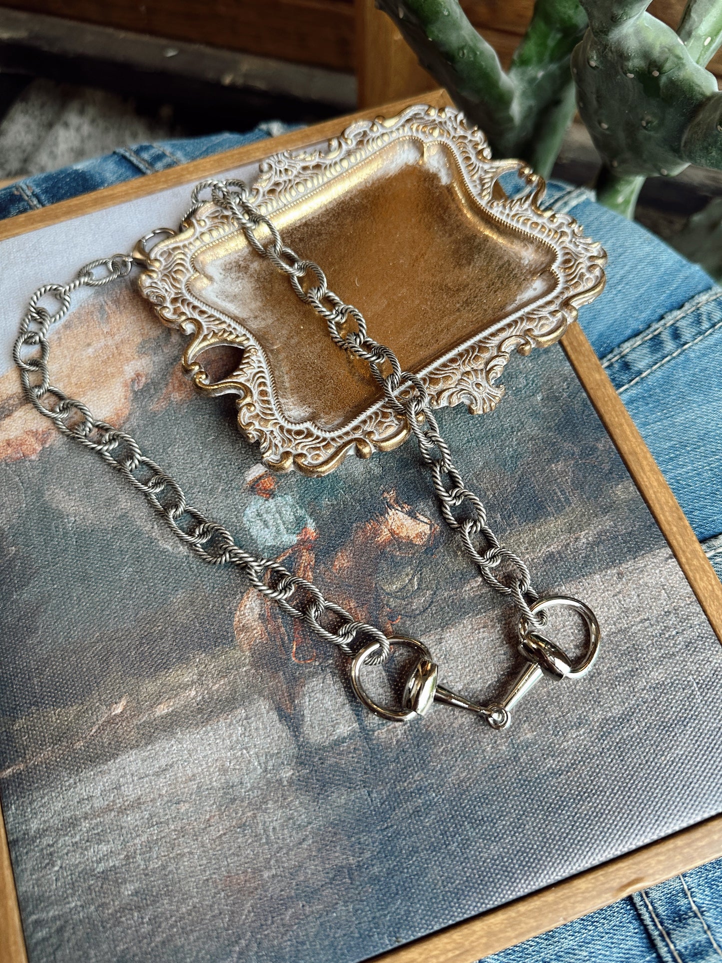 The Bitty Necklace - Silver 8/15