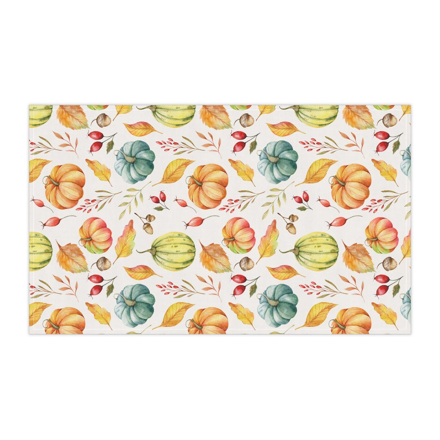 Autumn Harvest Tea Towels | Fall Decor, Kitchen Textile, Thanksgiving, Home Gift, Pumpkin Design