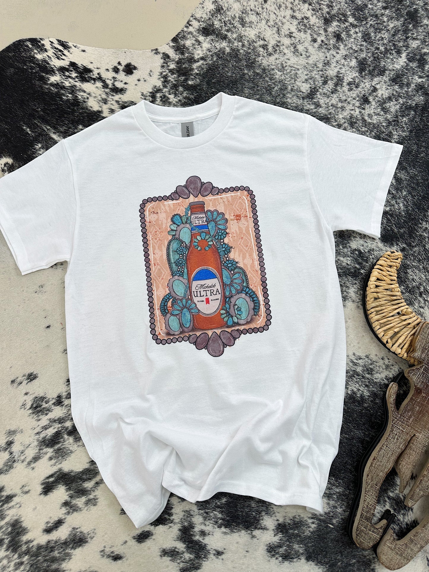 Ultra & Turquoise TEE or CREWNECK