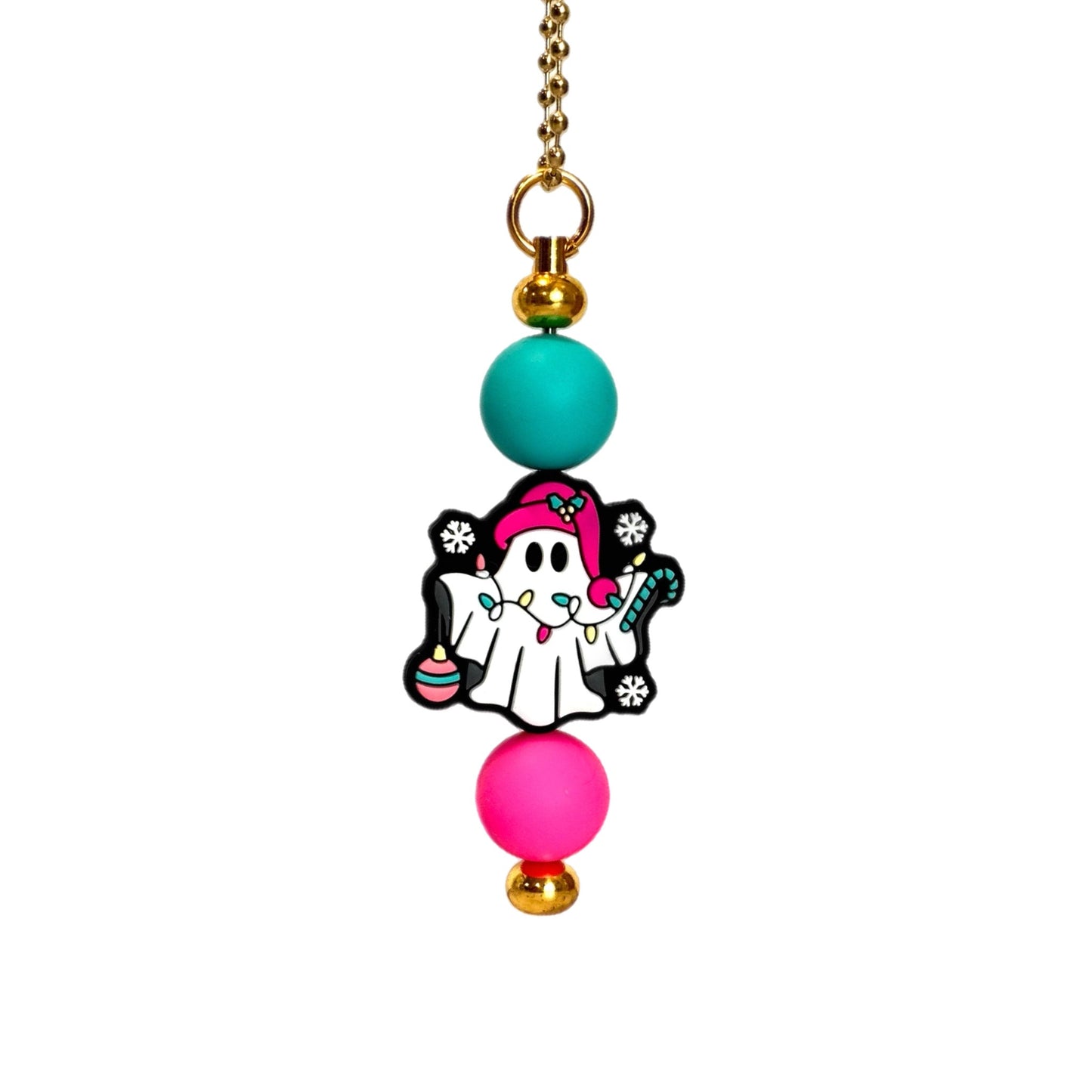Jolly Ghost Charm - Tumbler Handle Charm