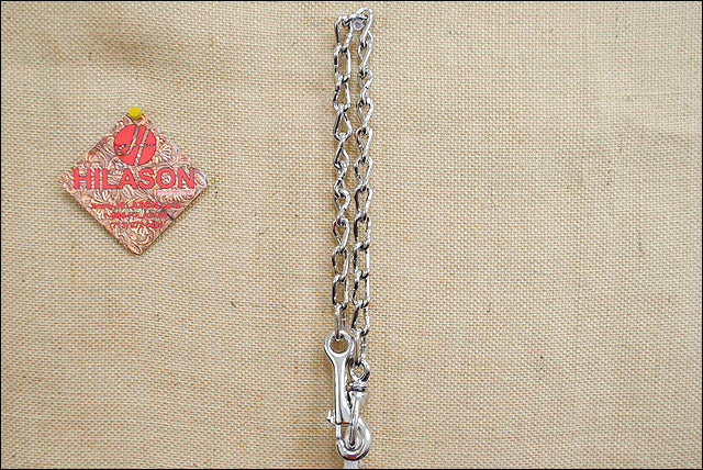 Weaver Off White Horse Tack Flat Cotton Lunge Line With Chain