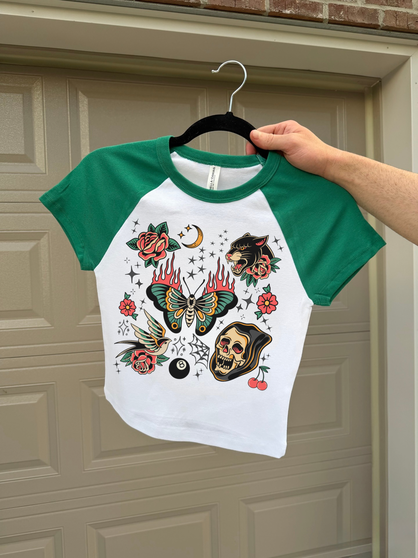 Trad Tattoo Baby Tee