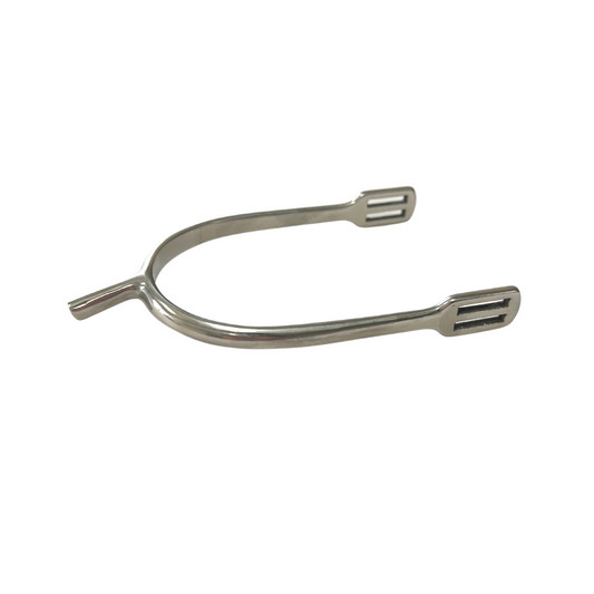 AJ Tack Ladies Stainless Steel Prince of Wales English Spurs