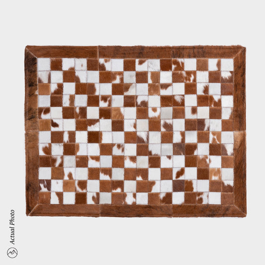 Cowhide Floor Mat Rug Size 3 x 2 Feet F-233