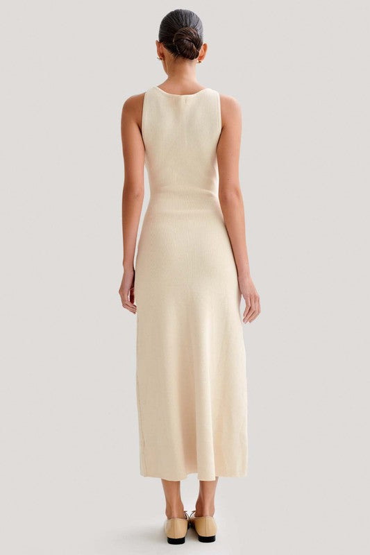 WOMEN FASHION LONG MAXI KNIT DRESS