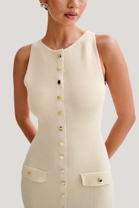 WOMEN FASHION LONG MAXI KNIT DRESS