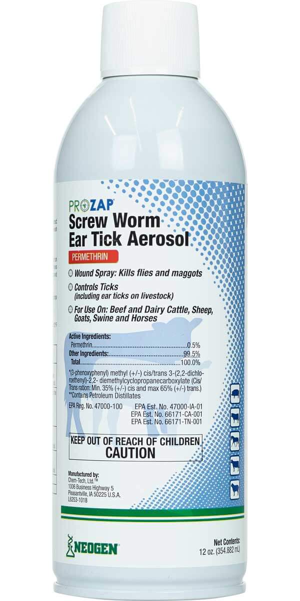 ProZap Screw Worm Ear Tick Aerosol
