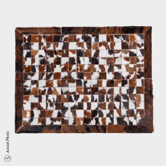 Cowhide Floor Mat Rug Size 3 x 2 Feet F-237