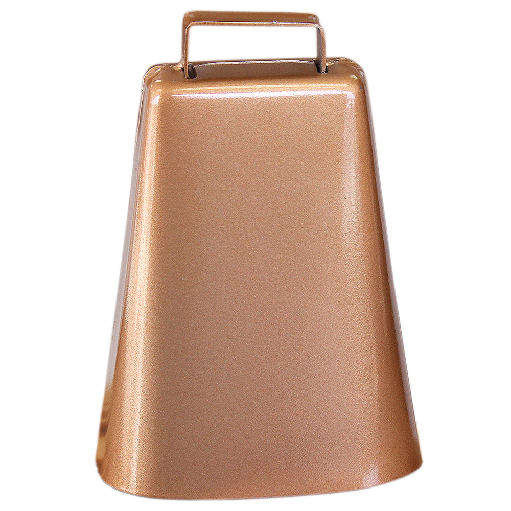 6-3/4" Hilason Western Tack Pro Rodeo Bull Copper Bull Bells
