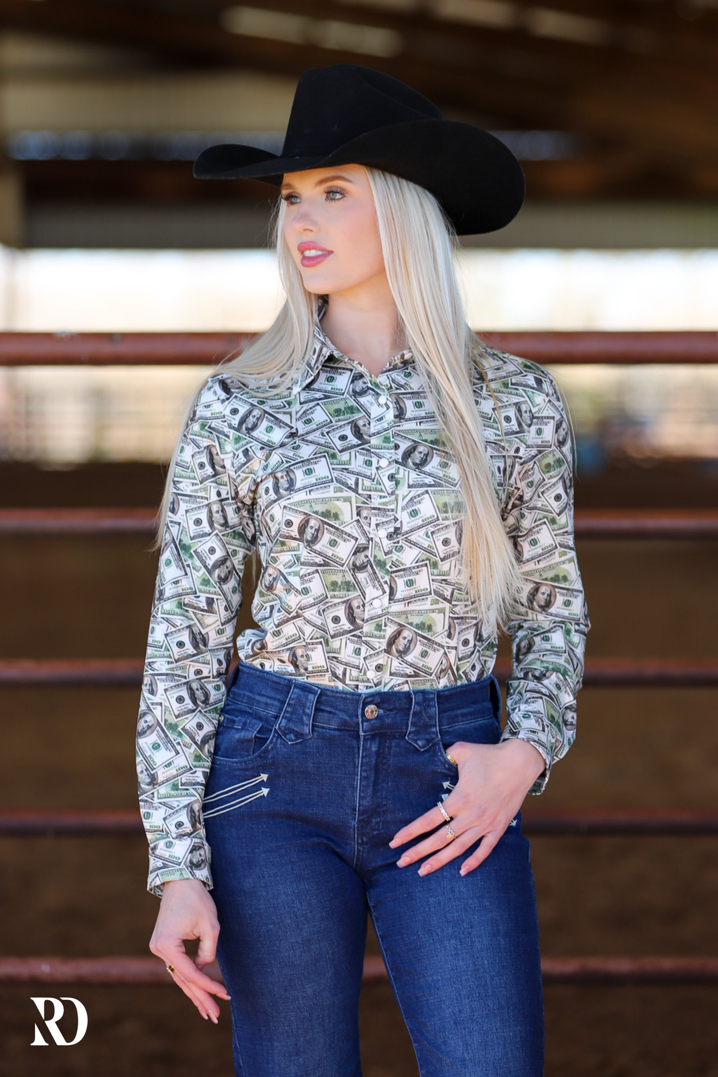 DADDYS MONEY PERFORMANCE RODEO SHIRT