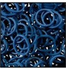 Braidettes Braiding Bands 500 Bands - BLUE