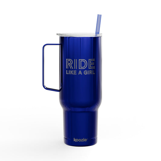 Insulated Tumbler with Lid, 40oz (Engraving) - Ride Like A Girl