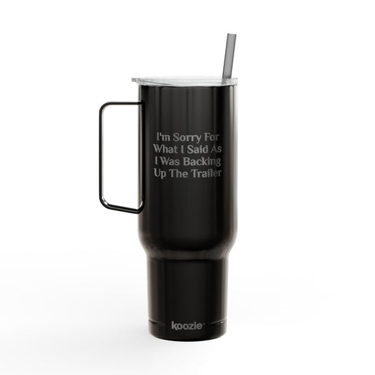 Insulated Tumbler with Lid, 40oz (Engraving) - Sorry/Trailer