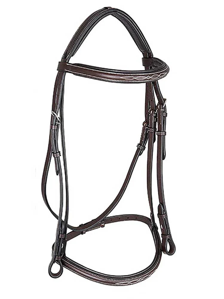 Pinehurst Round Raised Snaffle Bridle