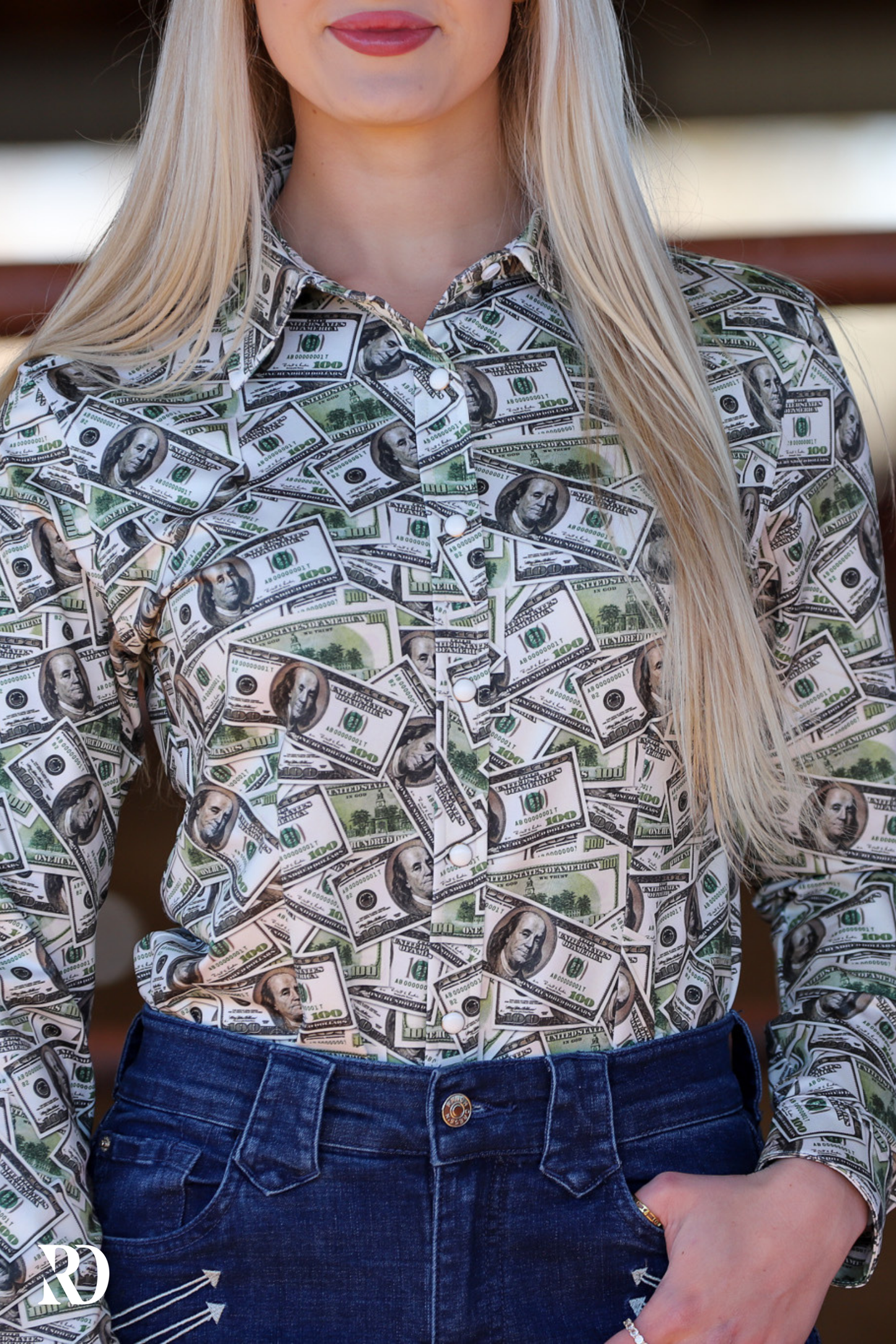 DADDYS MONEY PERFORMANCE RODEO SHIRT
