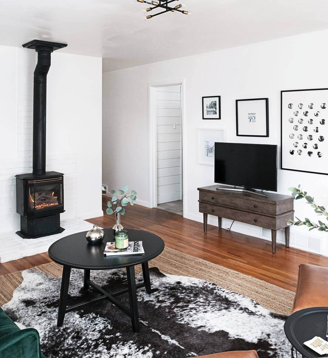 Salt and Pepper Black Brazilian Cowhide Rug: XXL