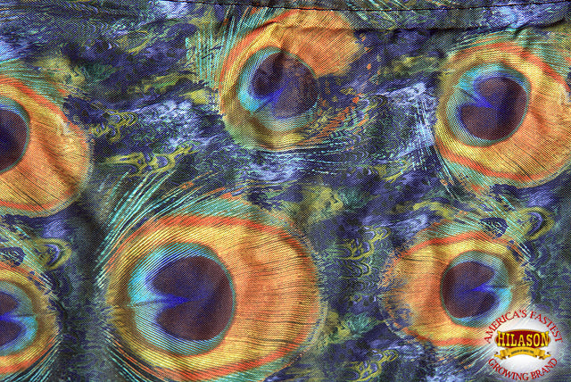 32X32 Peacock Hilason Equi Lok Elite Series Trail Horse Saddle Pad Made In Usa