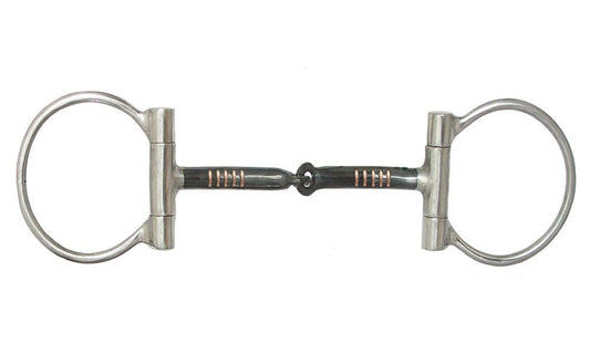 AJ Tack Dee Ring Smooth Snaffle Bit