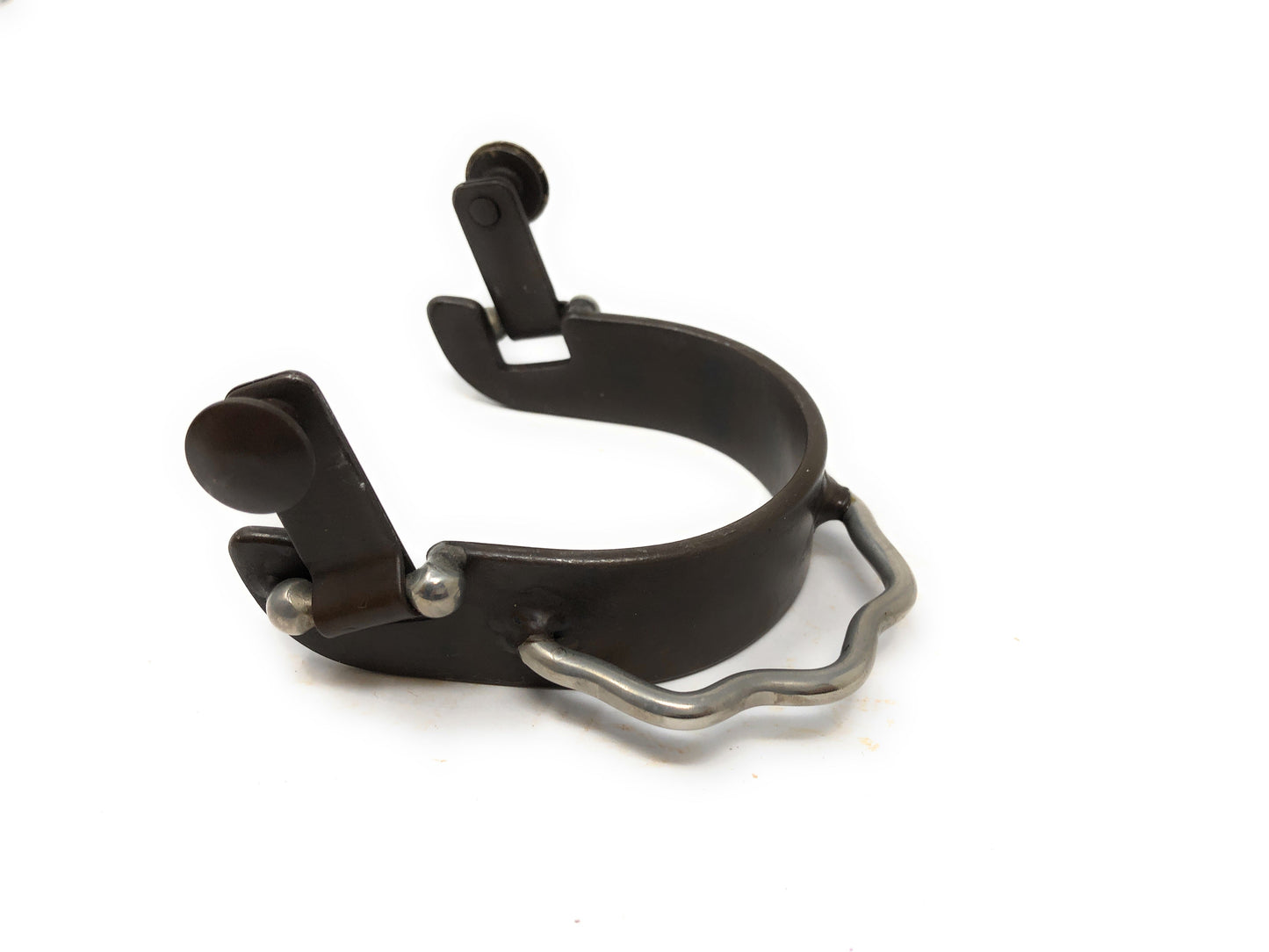 AJ Tack Ladies Antique Brown Three Cross Bumper Spurs